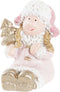 Kerstversiering DKD Home Decor Hars Engel (3,5 x 2,5 x 4 cm) (4 Stuks)
