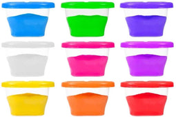 Creamy Clay 47047A - Set van 9 superzachte klei met geur - Blauw Groen Roze Geel