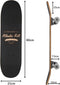 Atlantic Rift - Skateboard - ABEC 9 Kogellagers - 80x24cm Houtlook