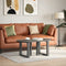 vidaXL - Salontafelpoten - 2 - st - T-vormig - 50x25x(42-43) - cm - staal - antraciet