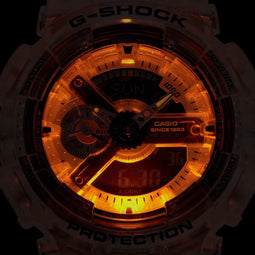 Casio G-Shock Clear Remix GA-114RX-7AER Horloge - Kunststof - Transparant - Ø 48 mm