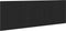 vidaXL - Zwart - Eiken - Wandhoofdbord - 240x1.5x80 - cm - Gemaakt - van - Bewerkt - Hout