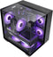 Mars Gaming MC-VISIONM - Mini Tower PC - Micro ATX Mini-ITX - Gehard glas - Zwart