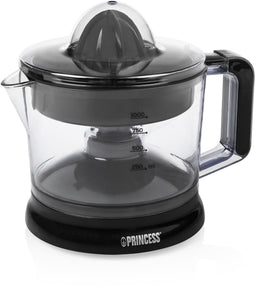 Princess 201004 - Citruspers - 1 liter opvangcontainer - Zwart