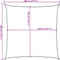 vidaXL - Zonnezeil - 4x4 - m - 100% - polyester - oxford - lichtgrijs
