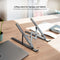 TooQ TQLRS0033-AL-G - Laptopstandaard - Verstelbaar Opvouwbaar - Grijs