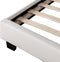 Juskys Paris - Gestoffeerd Bed - LED Verlichting - Wit - 180 x 200 cm