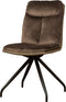 SIDD Rota swivel sidechair - Lush 822-227 Brown