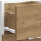 vidaXL - Onderkast - 40x46x81,5 - cm - bewerkt - hout - artisanaal - eikenkleur