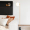 Atmooz - Vloerlamp Max - G9 - 3,5 Watt - Goud Brons - Metaal en Marmer - Stalamp voor Woonkamer - Slaapkamer - Eetkamer