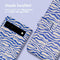 iMoshion Hoesje Geschikt voor Google Pixel 6a Hoesje Met Pasjeshouder - iMoshion Design Bookcase smartphone - Meerkleurig / White Blue Stripes