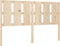 vidaXL - Hoofdbord - 155,5x4x100 - cm - massief - grenenhout
