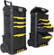 STANLEY 1-79-206 - Gereedschapswagen 3-in-1 - Afneembare koffer en ladeblok - Zwart Geel