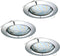 EGLO Peneto - Inbouwspot - LED 3W - Chroom - Set van 3 (3 stuks)