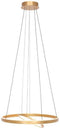 Steinhauer Ringlux 3514GO - Hanglamp - Hoogte instelbaar dimfunctie - Goud 60cm