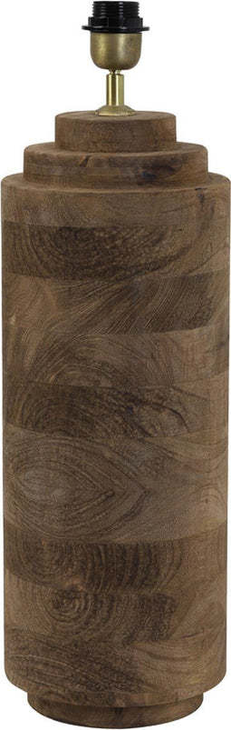 Light & Living Tafellamp Racco - Mangohout - 60cm - Bruin - excl. kap