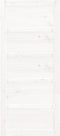 vidaXL - Schuifdeur - 90x1,8x204,5 - cm - massief - grenenhout - wit