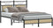 vidaXL - Bedframe - zonder - matras - hout - sonoma - eikenkleurig - 120x200 - cm