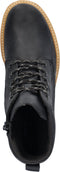 Ecco Elaina - Dames veterboot - Hoogwaardig nubuckleer - Zwart - Maat 40