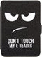 Hoesje geschikt voor Kobo Clara HD E-reader - iMoshion Design Bookcase - Don't Touch