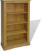 vidaXL - Boekenkast - grenenhout - met - 4 - planken - Corona-stijl - 80x29x150 - cm