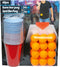 EdCo Trading - Beerpong Drankspellen set - 24 cups en 24 ballen - Rood en Blauw (set van 24)