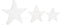 vidaXL - Kerstdecoratiesterren - 3 - st - LED - buiten - binnen - mesh - wit