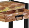 vidaXL - Console - Tafel - - - Meerkleurig - Massief - Gerecycled - Hout - en - Metaal