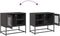vidaXL - Tv-meubel - 68x39x60,5 - cm - staal - zwart