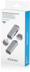 AISENS ASCR-2C10-GR - Geheugenkaartlezer - USB 3.2 Gen 1 Type-C - Grijs