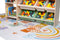 WonderMind Montessori Speelgoedkast - Massief 100% Hout - 9 Opslagbakken & Boekenplanken - W116 × H112 × D30cm