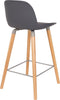 Zuiver Albert Kuip Barkruk 65 cm Donkergrijs - Set van 2