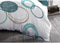HOME LINGE PASSION Audace dekbedset - dekbed 240 x 260 cm + 2 kussenslopen 63x63 cm - Eendblauw