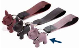 Croci Sleutelhanger Bulldog Roze 4 CM