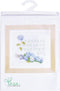 Thea Gouverneur - Borduurpakket met telpatroon - 2088A - Voorgesorteerde DMC Garens - Hortensia Alfabet - Aida - 34 cm x 36 cm - DIY Kit