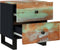 vidaXL - Nachtkastje - 40x33x46 - cm - massief - gerecycled - hout
