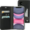 Mobiparts iPhone 11 - Classic Wallet Case - Ruimte voor pasjes - Zwart