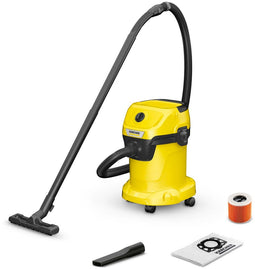Kärcher WD 3 V-17/4/20 - Nat-/droogzuiger - 17L 1000W 4m snoer 2m slang
