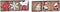 Kerst Decoratie Set DKD Home Decor Hout MDF (21 x 7,7 x 1,5 cm) (2 Stuks)