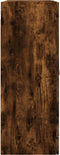 vidaXL - Wandkast - 69,5x34x90 - cm - gerookt - eikenkleurig