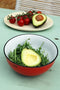 CABANAZ - schaal, keramiek, SALAD BOWL, 800 ml, rood