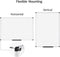 Magneet Whiteboard Zilver Aluminium Frame 90x60 cm