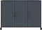 vidaXL - Dressoir - 100,5x39x72 - cm - staal - antracietkleurig