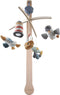 Little Dutch - Muziekmobiel - Houten met 5 speeltjes - Blauw