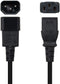 Nanocable 10.22.0202 - Geaarde plug (C14) naar geaarde plug (C13) - 150cm - Zwart