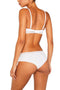 Esprit - 38 - Hipster short - Aansluitend met sportieve strepen - Wit