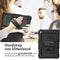 Accezz Rugged Backcover - Hoes met schouderstrap voor iPad (2017 / 2018) - Zwart