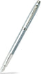 Sheaffer vulpen - 100 - geborsteld en gepolijst chroom - penpunt M - inclusief convertor voor vulling - SF-E0930653