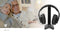Nedis RF TV-Koptelefoon - Draadloos Over-Ear - 25m bereik - Zwart