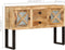 vidaXL - Dressoir - 110x30x74 - cm - ruw - mangohout